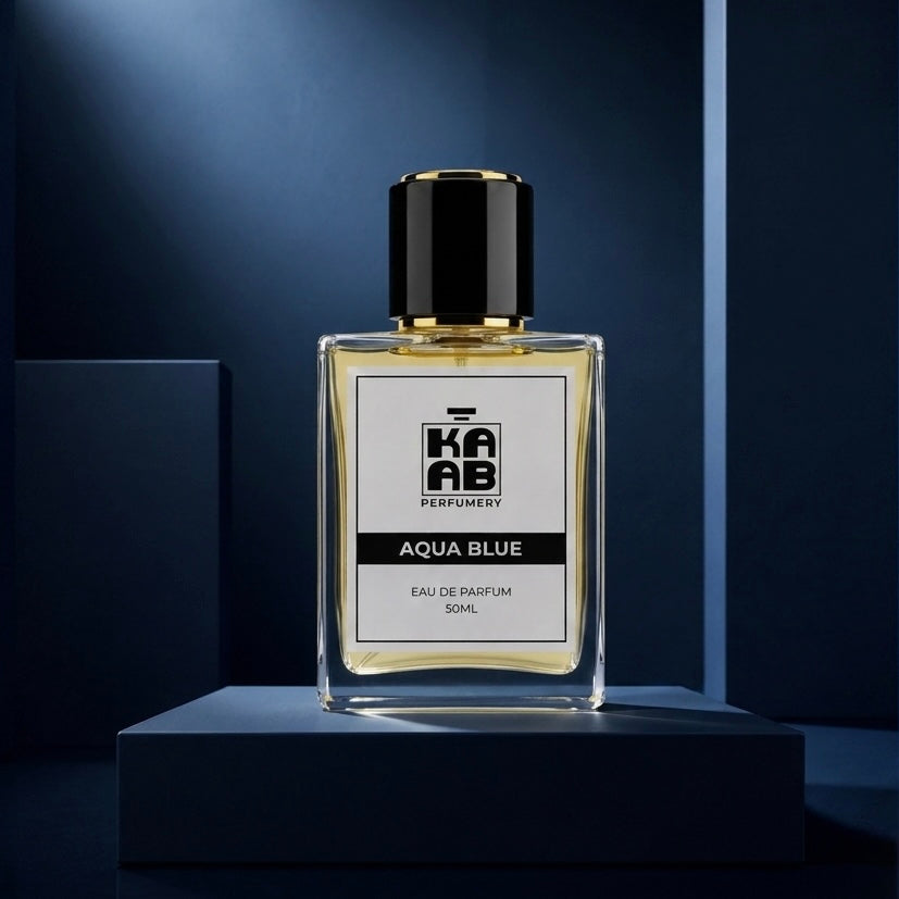 AQUA BLUE Inspired by BLUE DE CHANEL | Eau De Parfum | Kaab Perfumery.