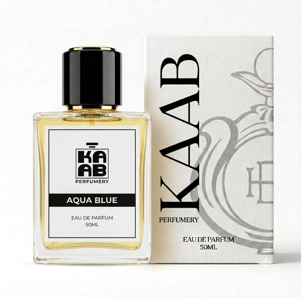 AQUA BLUE Inspired by BLUE DE CHANEL | Eau De Parfum | Kaab Perfumery.