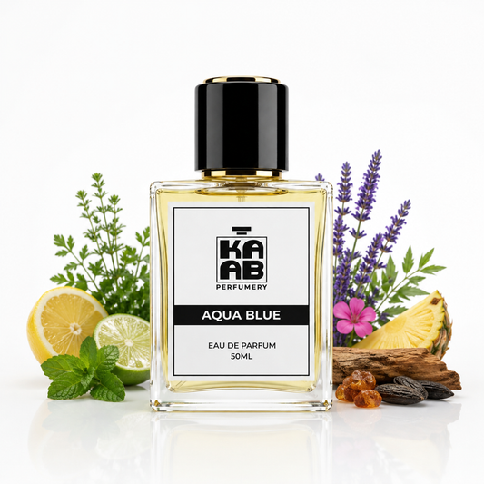AQUA BLUE Inspired by BLUE DE CHANEL | Eau De Parfum | Kaab Perfumery.